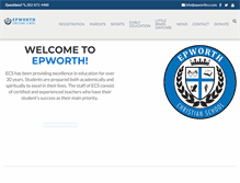 Tablet Screenshot of epworthcs.com